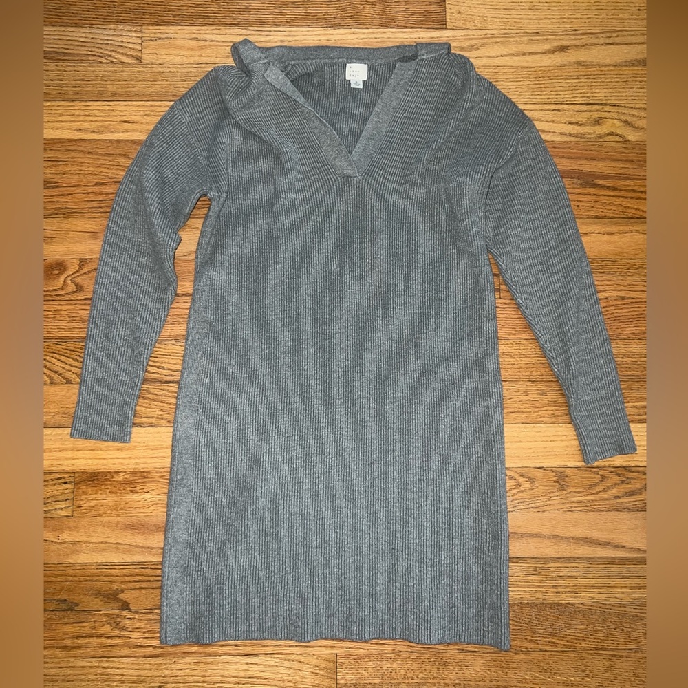 A New Day light gray V-Neck dress